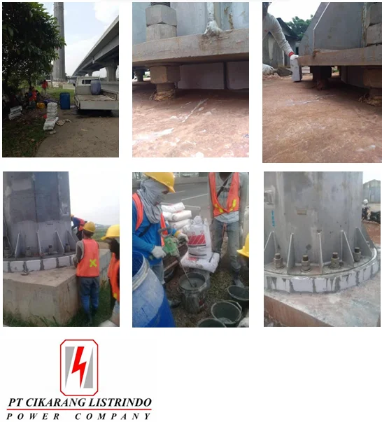 Padestal Grouting at Cikrang - West Java